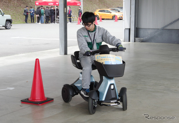 『eスニーカー』による走行タイムアタック