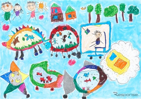 （7歳以下の部　最優秀賞）だいすきがいーっぱい！！／金刺 佑馬さん