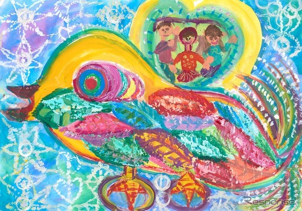 （8歳～11歳の部　最優秀賞）会いたい人に会える車/森元 華さん