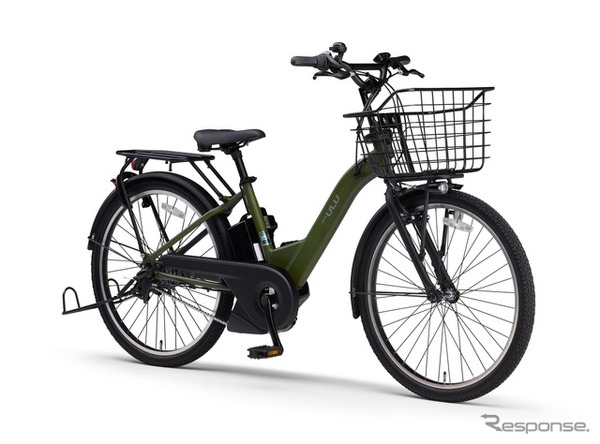 ヤマハ PAS ULU（マットカーキグリーン）