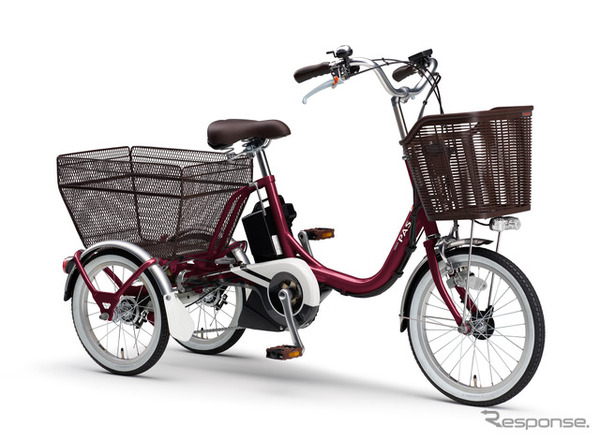 ヤマハ PAS ワゴン（ルビーレッド）