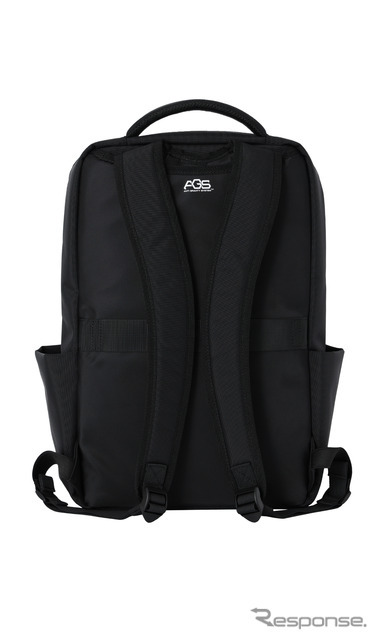 自動車のサスペンション構造を応用することで体感重量を約40%軽減する「無重力リュック」