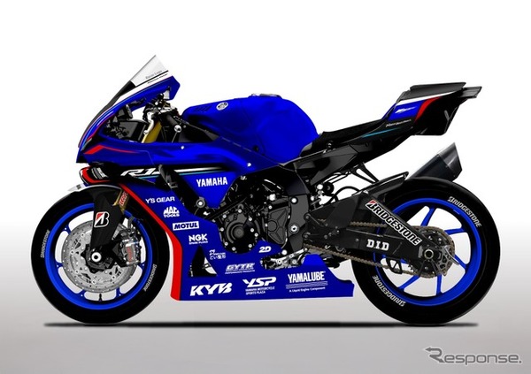 2026年のYAMAHA FACTORY RACING TEAMの鈴鹿8耐マシン「YZF-R1」