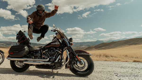 ハーレーダビッドソンの新グローバルプラットフォーム「RIDE」のキービジュアル