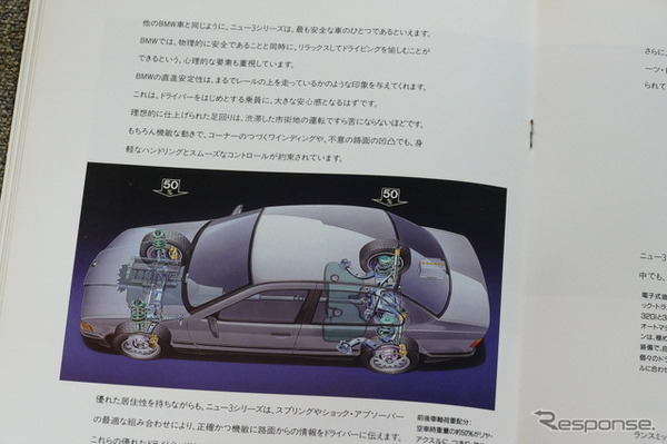 BMW 3シリーズ（E36）当時のカタログ
