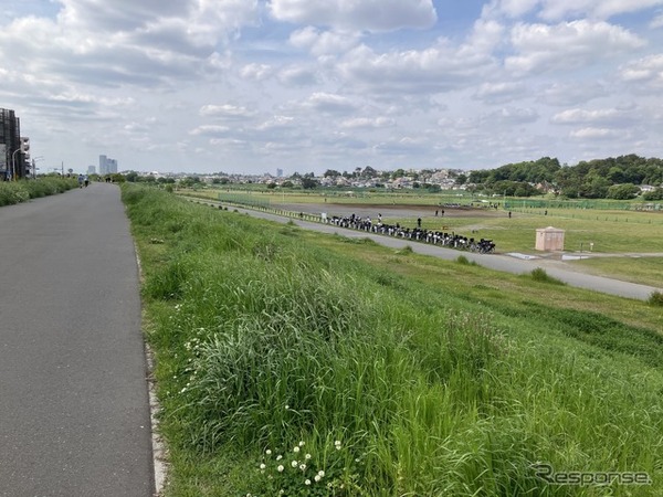 多摩川スピードウェイ跡（川崎市）