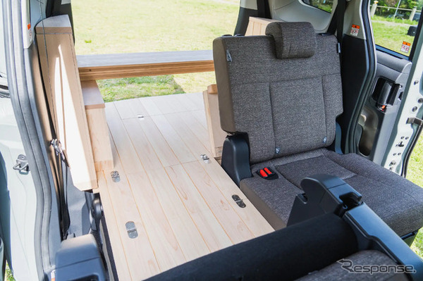 トヨタ シエンタ専用車中泊キット「VANLIFE ROOMKIT」の7人乗り用