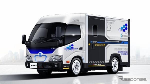 日野デュトロ Z EV モバイルオフィス