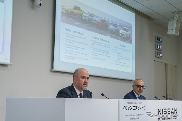 日産自動車 イヴァン・エスピノーサ社長（5月13日、決算発表会）