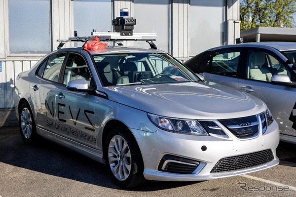 ネブス9-3自動運転試作車。走行距離は不明
