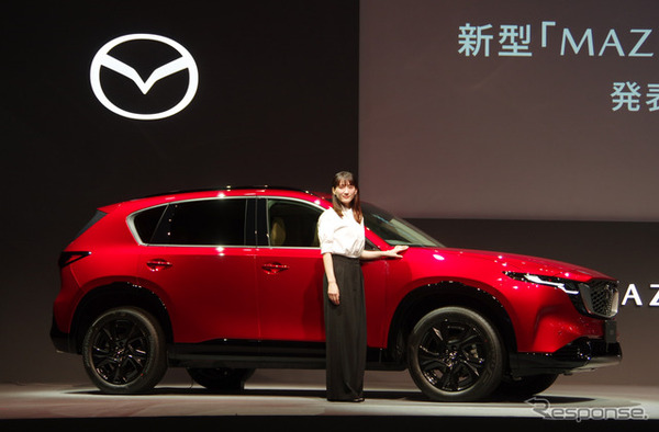 マツダのブランドアンバサダーに就任した綾瀬はるかさんと新型CX-5