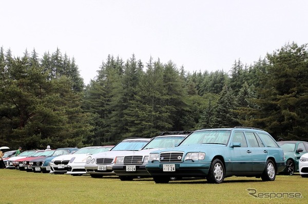 メルセデスも多く参加。こちらはW124と呼ばれたEクラスのステーションワゴン
