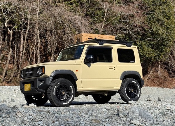 スズキ・ジムニーにMONSTA TYRES MUD WARRIOR装着