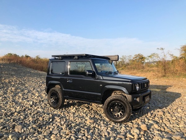スズキ・ジムニーにMONSTA TYRES MUD WARRIOR装着