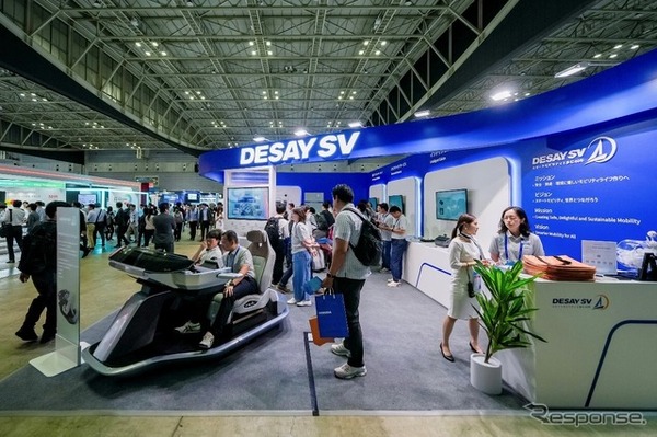 Desay SVのブース（人とくるまのテクノロジー展 2026）