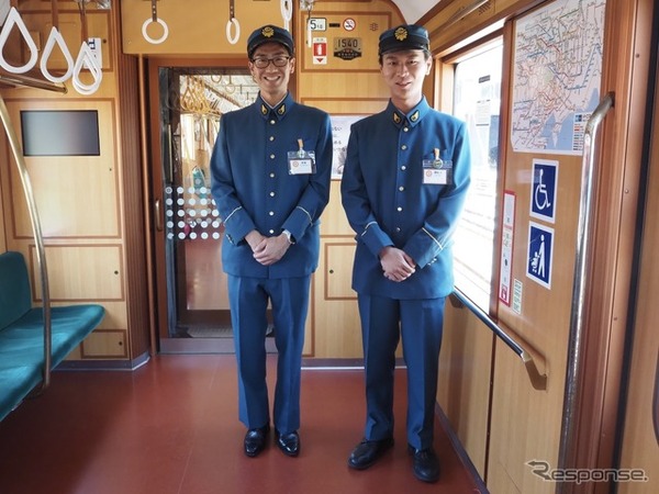 地下鉄開通当時（1927年）の復刻制服