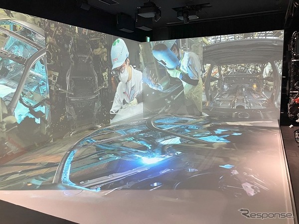 トヨタ会館の新展示エリア『トヨタのクルマづくり』