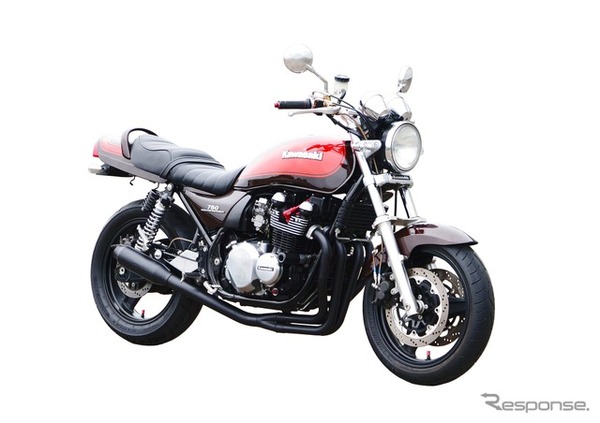 ゼファー750/RS用 モリワキモンスターブラックマフラー