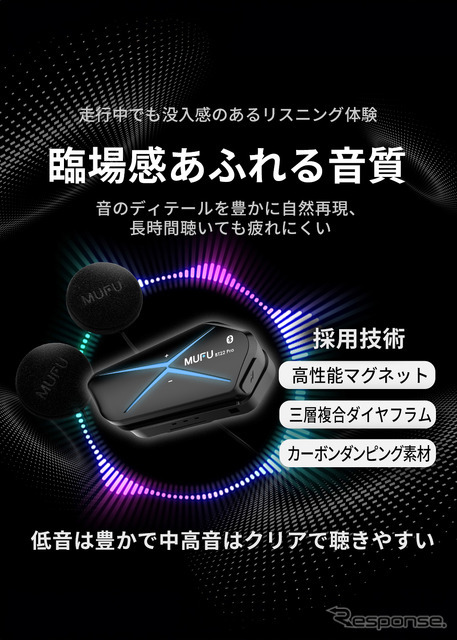 MAXWINのバイク用インカム『MF-BT22-PRO』