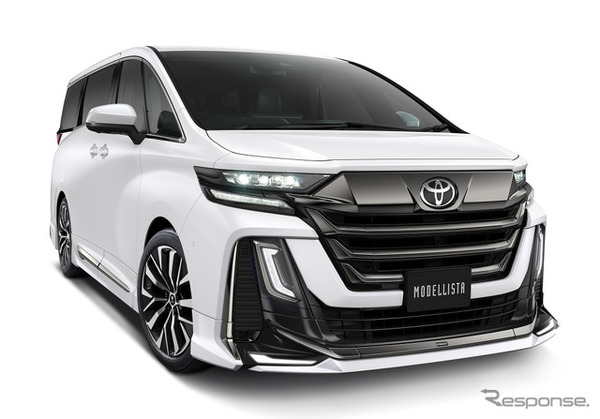 モデリスタの新アイテムを装着したトヨタ ヴェルファイア