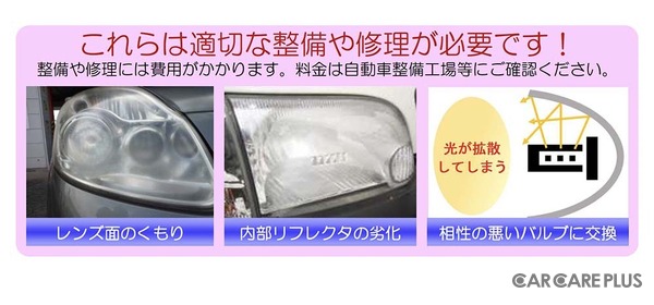 ヘッドライトの「黄ばみ」は要注意！　DIYの応急処置よりもプロに相談を…8月から車検はロービーム計測に全国完全移行
