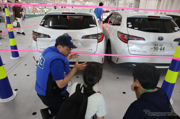 自動車積み付けデモンストレーション