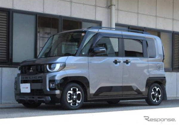タナベ サステックNF210　三菱・デリカミニ4装着例（フロント：18mmダウン / リア：23mmダウン）