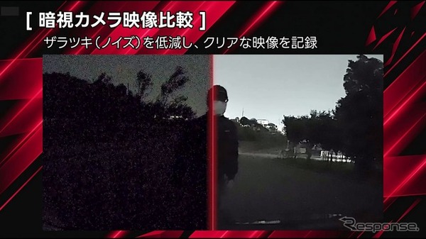ユピテルの暗視カメラ搭載ドライブレコーダー