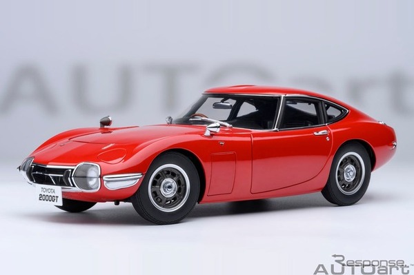 『トヨタ 2000GT』のオートアート製18分の1スケールモデルカー