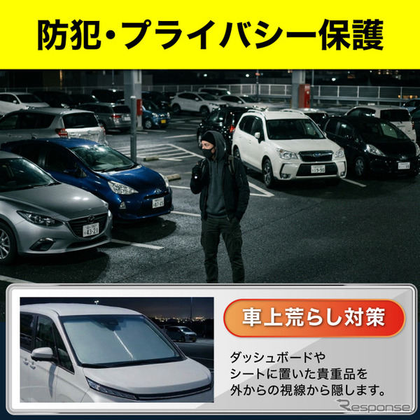 クラフトワークスの車種別専用「フロントサンシェード」