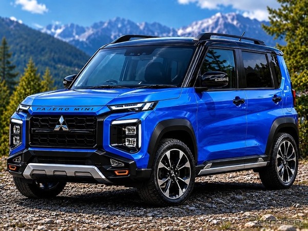 三菱 パジェロミニ 新型の予想CG