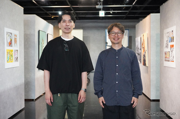浦野周平氏（左）と加藤ノブキ氏（右）コミュニケーションプラザにて