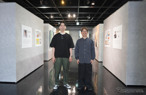 浦野周平氏（左）と加藤ノブキ氏（右）コミュニケーションプラザにて