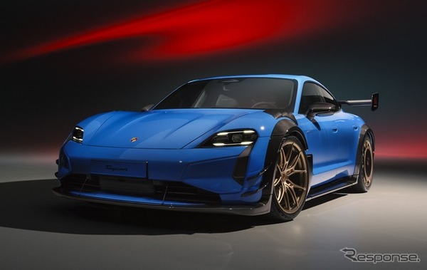ポルシェ「タイカン・ターボGT（バイザッハ・パッケージ）」の「マンタイ・キット」装着車