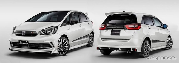 ホンダ『フィット』改良新型に対応する無限パーツ