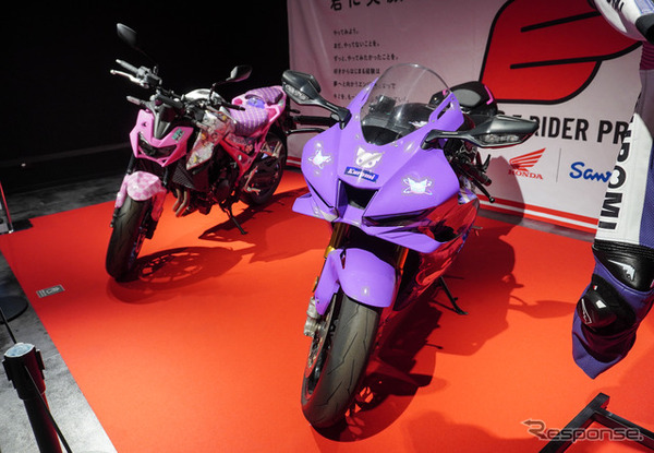 クロミラッピングのホンダ CB750 ホーネットとCBR1000RR-R FIREBLADE（鈴鹿8耐2026）