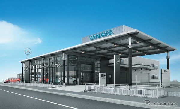 ヤナセ熊谷支店（メルセデス・ベンツ熊谷）」のリニューアルイメージ