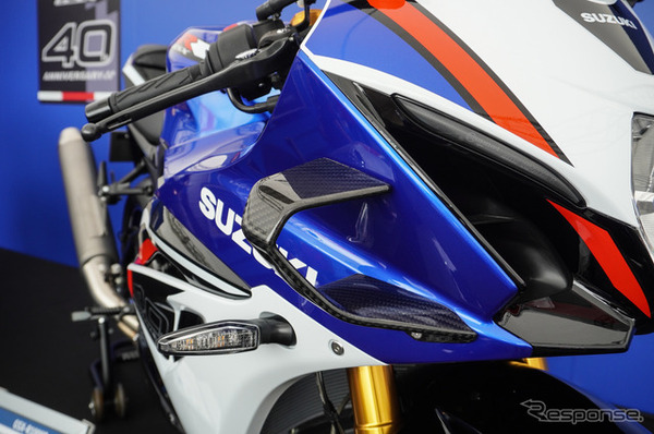 スズキ GSX-R1000R 新型にオプション設定されるウイングレット（鈴鹿8耐2026）
