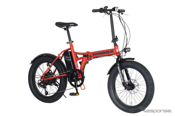 20インチ電動アシスト折りたたみ自転車「HUMMER E-FAT206」