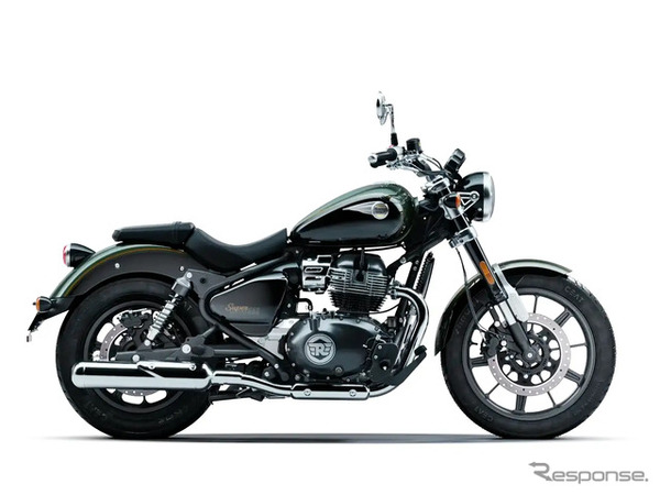 ロイヤルエンフィールド SUPER METEOR 650 Interstellar Green