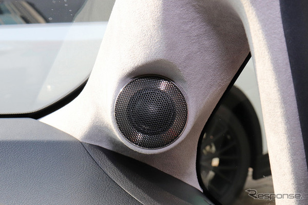 外付け「DSP」がシステムに組み込まれたオーディオカーの一例（製作ショップ:レジェーラ＜静岡県＞）。