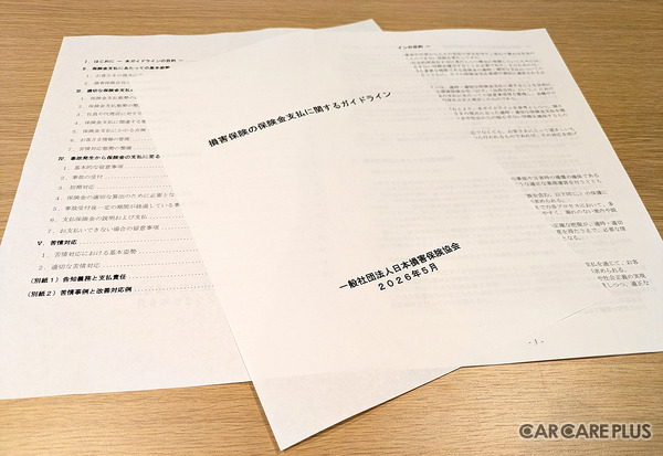 損保協会「保険金支払ガイドライン」改定の深層…各社任せの運用基準とユーザーに求められる選択眼