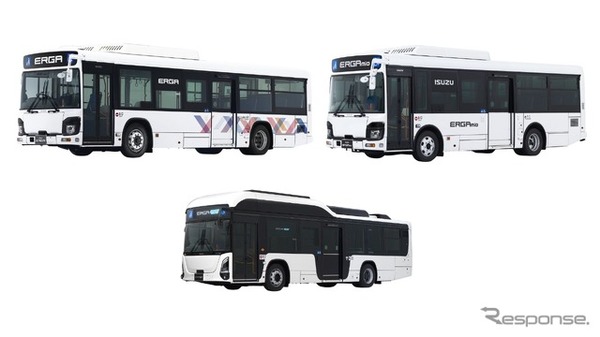 いすゞの路線バス「エルガ」シリーズ