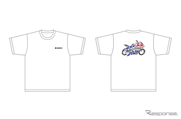 GSX-S/R Meeting 2026 オリジナルTシャツ ホワイト（税込3500円）