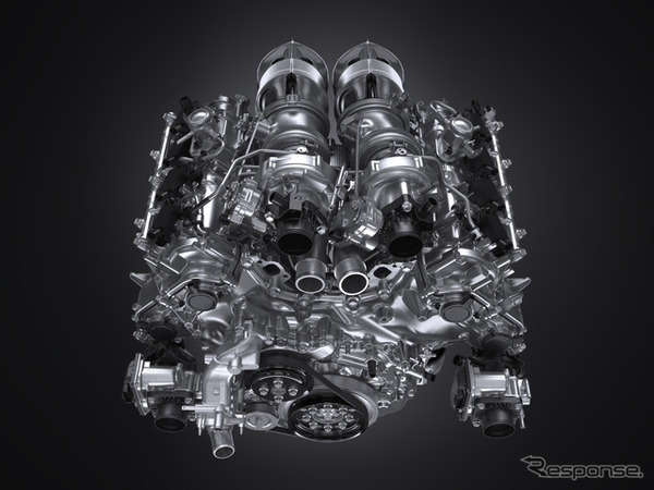 トヨタ GR GTの4.0リットルV8ツインターボエンジン
