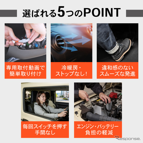 三菱『デリカミニ』『eKスペース』、日産『ルークス』専用「アイドリングストップキャンセラー」
