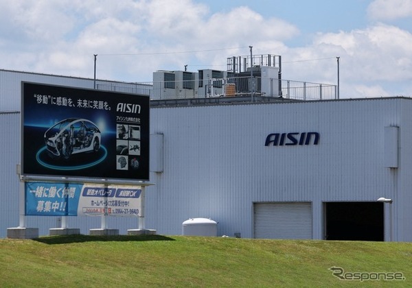 被災したアイシン九州工場