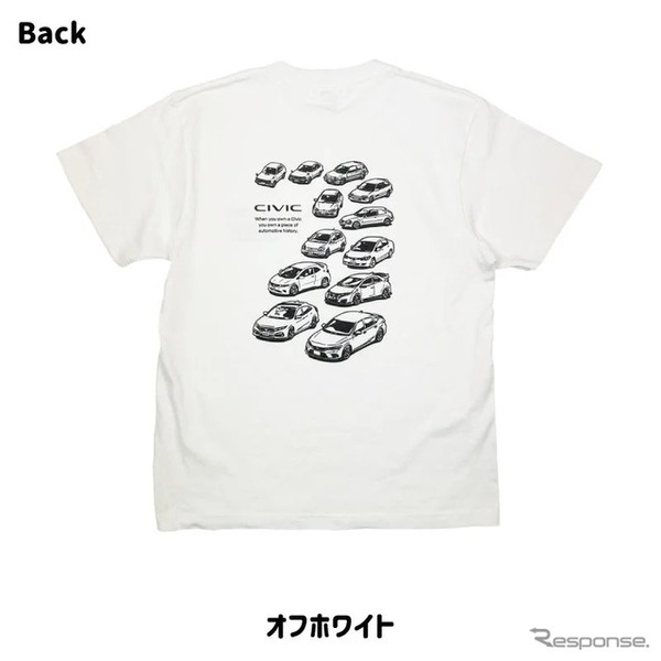 CIVICヒストリーTシャツ