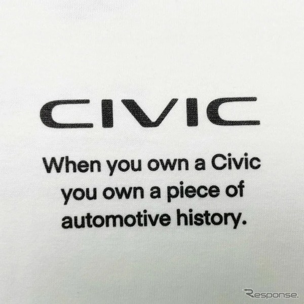 CIVICヒストリーTシャツ