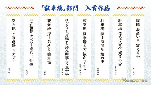 「駐車場」部門 入賞作品